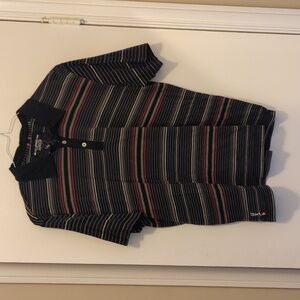 Quiksilver men's casual striped polo. Size L.